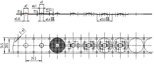 連續(xù)模設(shè)計圖